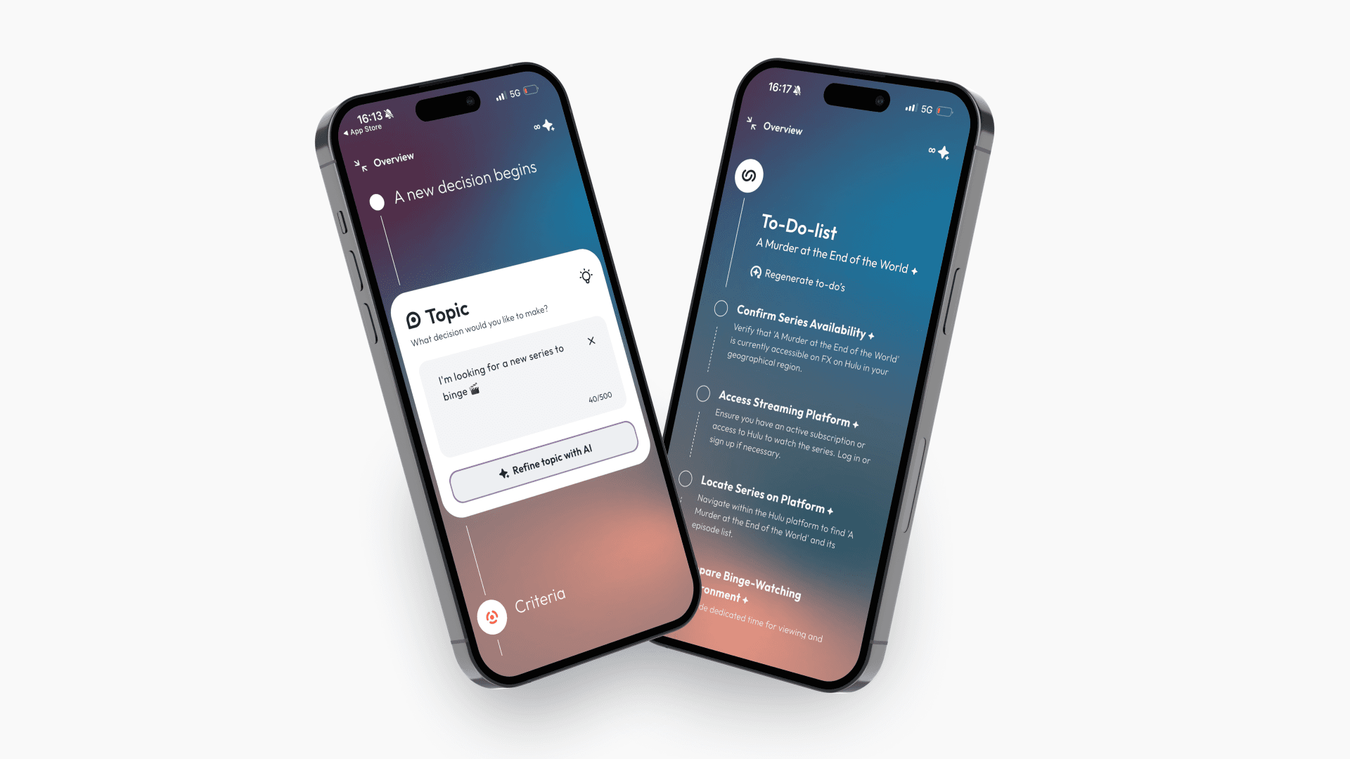 Screenshot der App Raise